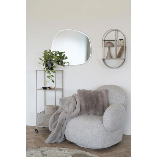 Deka Galena šedá teplý chlupatý pléd na pohovku do obýváku 130x180 cm