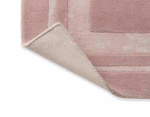 Moderní růžový vlněný koberec do obýváku 200x280 snadno čistitelný Redbrook Blush Laura Ashley