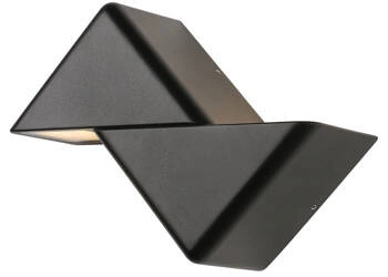 Dracaena venkovní nástěnné svítidlo zahradní svítidlo fasádní šikmé 29x20cm černé 2x6W LED IP65