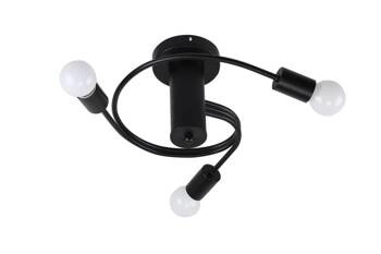 Stropní svítidlo Filetta černé 3x40W E27