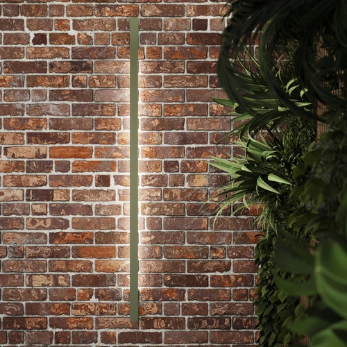 Nástěnné LED svítidlo SAPPO 120 moderní zelená olivová hliníková do obýváku a ložnice