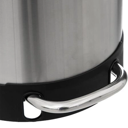 Ariane Slim 30l moderní kovový odpadkový koš s pedálem do kuchyně stříbrný 5five