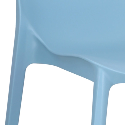 Zahradní stohovatelná židle Ginevra modrá z plastu moderní SCAB Design