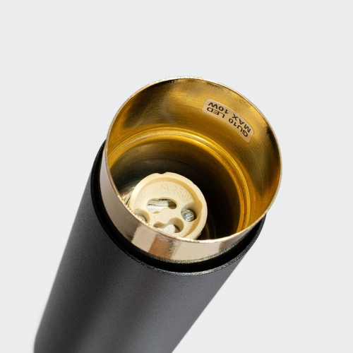 Stropní svítidlo NERO 22,5 černé zlaté moderní do obýváku a ložnice Sollux Lighting