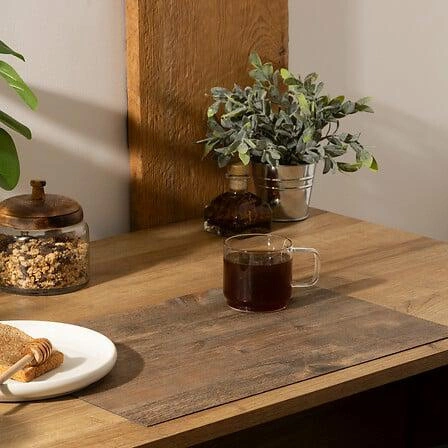 Šedá obdélníková prostírka na stůl 45x30 cm PVC do kuchyně 5five simply smart