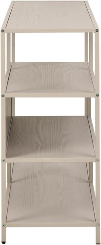 Loftový regál Seaford V Actona béžový na knihy do obýváku 114 cm