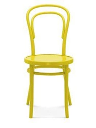 Jídelní dřevěná židle Fameg 14, na míru, přírodní kůže, designová ikona