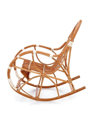 Proutěné houpací křeslo Kalma přírodní