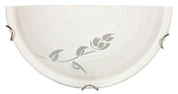 Stropní svítidlo Violka bílá skleněná moderní do obýváku a chodby Candellux 30 cm