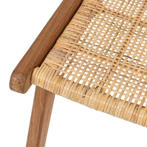 Ratanové křeslo Timor boho do obýváku Atmosphera – přírodní relaxační křeslo na vysokých nohách