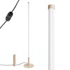 TRANG moderní stojací lampa do obývacího pokoje béžová LED 4000K