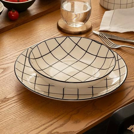 5five simply smart sada 6 akátových kulatých dřevěných podtácků 10 cm