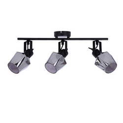 Stropní svítidlo Randi moderní černé 3bodové nastavitelné do kuchyně a jídelny