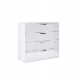 Bílá komoda Holly se zásuvkami 100 cm moderní komoda do obývacího pokoje Intesi