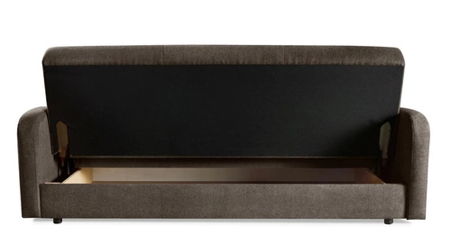 Rozkládací pohovka Corsica 3místná s úložným prostorem a funkcí spaní do obýváku hnědá