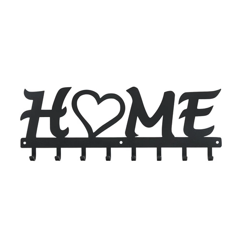 Nástěnný věšák Home černý