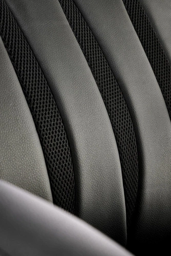 Ergonomická kancelářská otočná židle Lacour PU černá s područkami do kanceláře Intesi