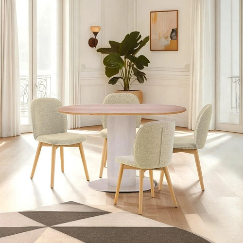 Stůl Maxim přírodní dub/černá