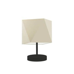 Noční lampička s krémovým stínidlem PASADENA moderní do ložnice a obýváku LYSNE 30 cm