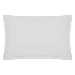 Povlak na polštář 50 x 70 cm bavlna bílá