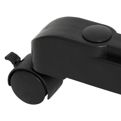 5five simply smart moderní černý stojanový věšák na oblečení na kolečkách do předsíně