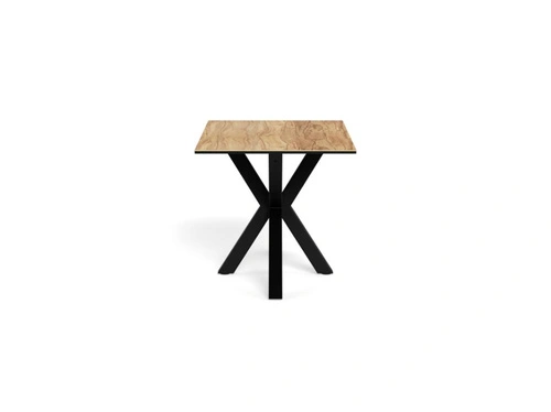 Stůl Heaven 135x80 moderní jídelní keramika dub na černých nohách