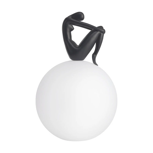 Moderní stolní lampa WOMAN-2 černá 35 cm do ložnice a obýváku Step into Design