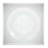 Stropní svítidlo Lux 29x29 16W LED 6500K bílá dvojitý prstenec