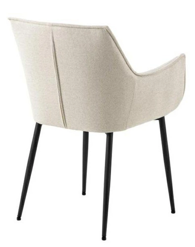 Čalouněná jídelní židle Bonita béžová s područkami moderní Actona