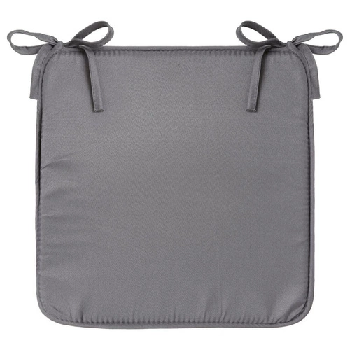 Oboustranný sedák na židli Atmosphera 39x39 cm tmavě šedý do jídelny a kuchyně