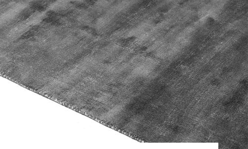 Moderní koberec do obýváku a ložnice Plain Steel Gray 160x230 viskóza ručně tkaný šedý