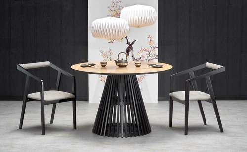 Tokijský stůl přírodní dub/černá