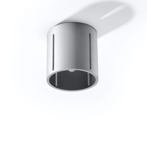 Stropní svítidlo INEZ šedé moderní kovové do obýváku kuchyně nebo ložnice 10 cm