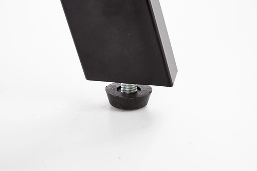 Konferenční stolek Louza kulatý dubový loftový 86 cm černý do obýváku Intesi