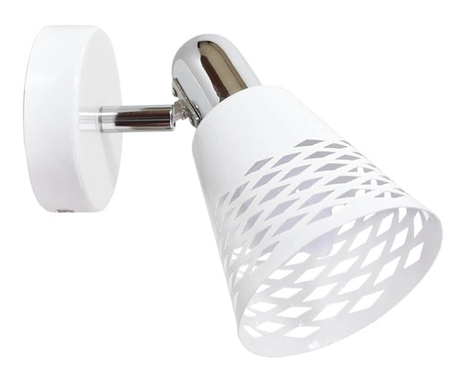 Nástěnné svítidlo Discovery 1x40W E14 chrom/bílá