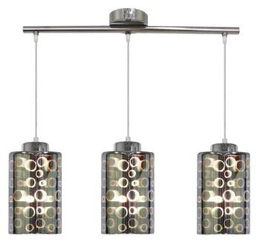 Závěsná lampa Nocturno 3x40W E27 chrom