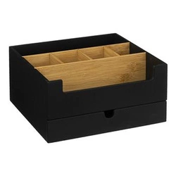 Organizér Natureo se zásuvkou černý