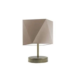 Noční lampa PASADENA moderní béžová s textilním stínidlem do ložnice a obýváku LYSNE 30 cm