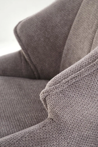 Barová židle Fraser loftová čalouněná s opěrkou otočná výškově nastavitelná do kuchyně šedá Intesi