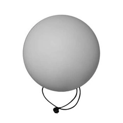 Zahradní lampa koule BALL 50 bílá 50 cm