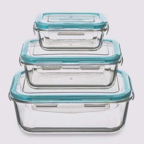 Sada 3 skleněných nádob M