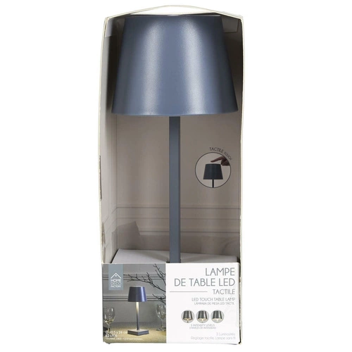 Blanca LED dotyková lampa šedá