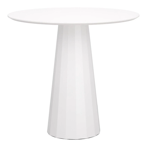 Kulatý jídelní stůl Florero 80 cm bílý moderní na jedné noze do jídelny a obýváku Intesi