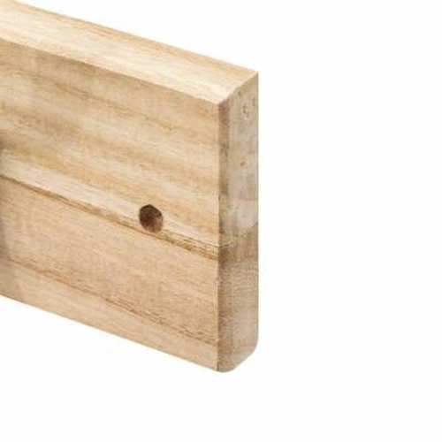 5five simply smart moderní nástěnný věšák do předsíně dřevo a černý kov 4 háčky