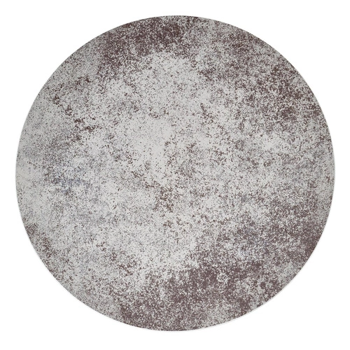 Sada 2 kulatých konferenčních stolků Qued skleněných industriálních do obýváku Intesi