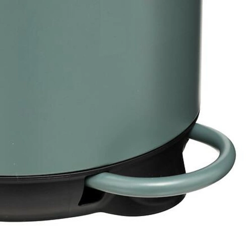 Koupelnový odpadkový koš Duo 5l zelený moderní s pedálem soft close 5five