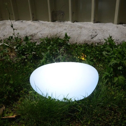 Zahradní lampa kámen PEBBLE L LED RGBW 16 barev 40 cm