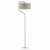 stojací lampa TESALLIA GOLD ocelově šedá