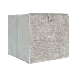 Látková krabice Emilia šedý melír 30x30 do regálu a šatny