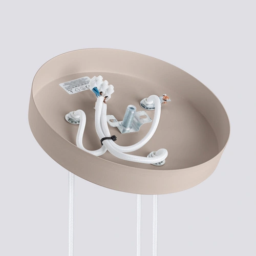 Stropní svítidlo KARBON 3P béžové moderní tříramenné do obýváku a kuchyně